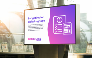 How to budget for digital signage